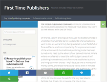 Tablet Screenshot of firsttimepublishers.com